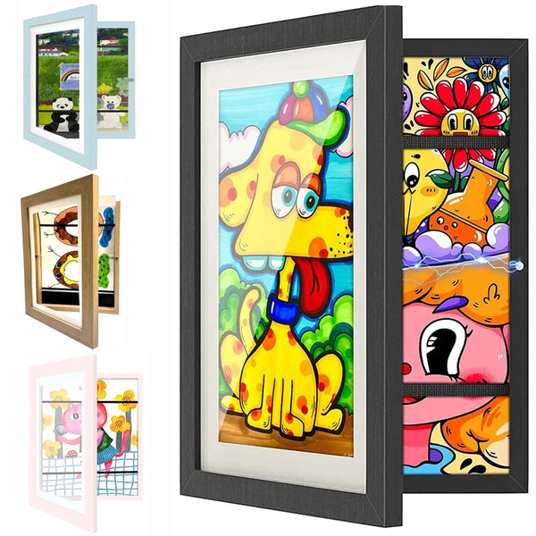 🎄Christmas Hot Sale🎁 Kids' Art Frames for A4 Artwork – Preserve Your Child's Masterpieces | Buy 2, Save 15%!