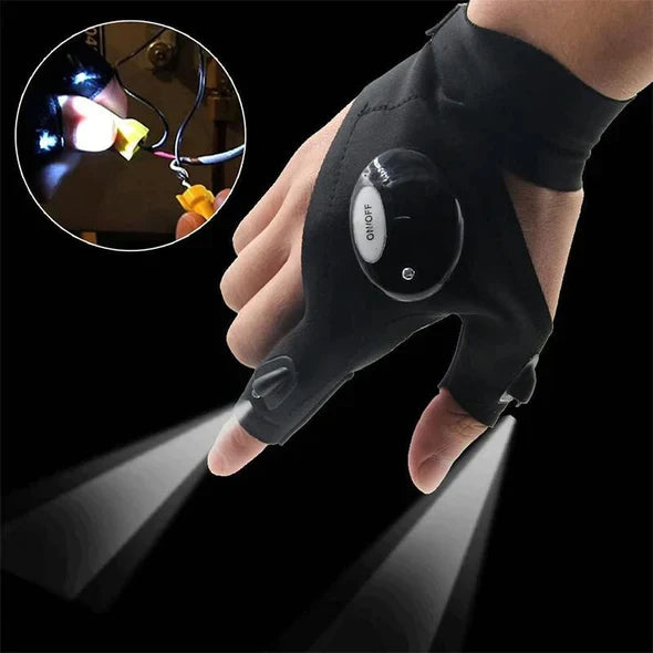 Gloves with Waterproof LED Lights