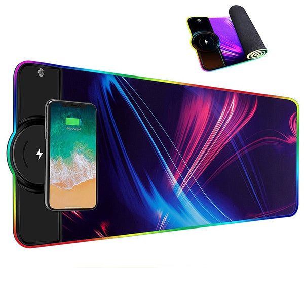 Wireless Charging LED Mouse Pad