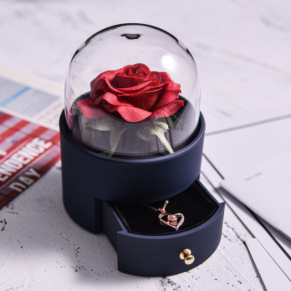 Eternal Rose Jewelry Box Preserved Flower