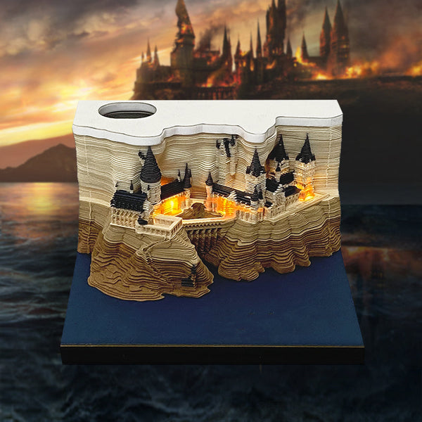 🎁Omoshiroi Magic Castle | 3D Notepad 2024 Calendar | ✨Best Gift Idea