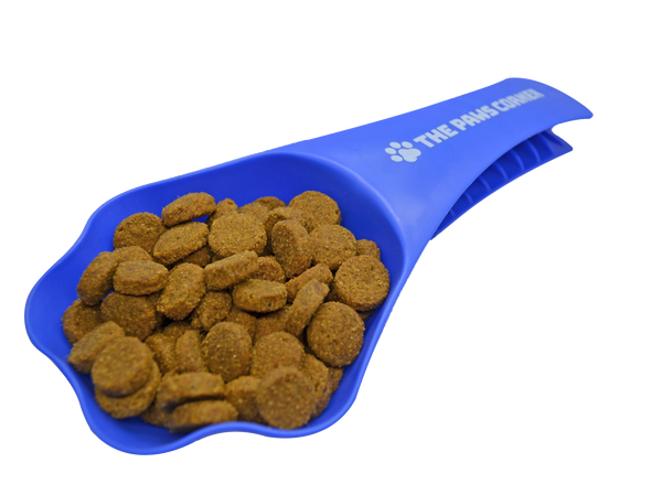 2-in-1 Paw-Shaped Pet Food Scoop/Clip - Convenient & Durable | The Paws Corner